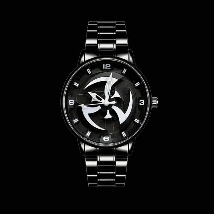Obito/Kakashi Sharingan – Gyro Watch (White) - Image 1