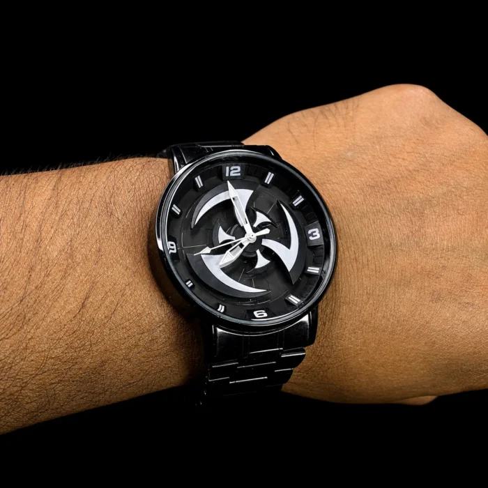 Obito/Kakashi Sharingan – Gyro Watch (White) - Image 2